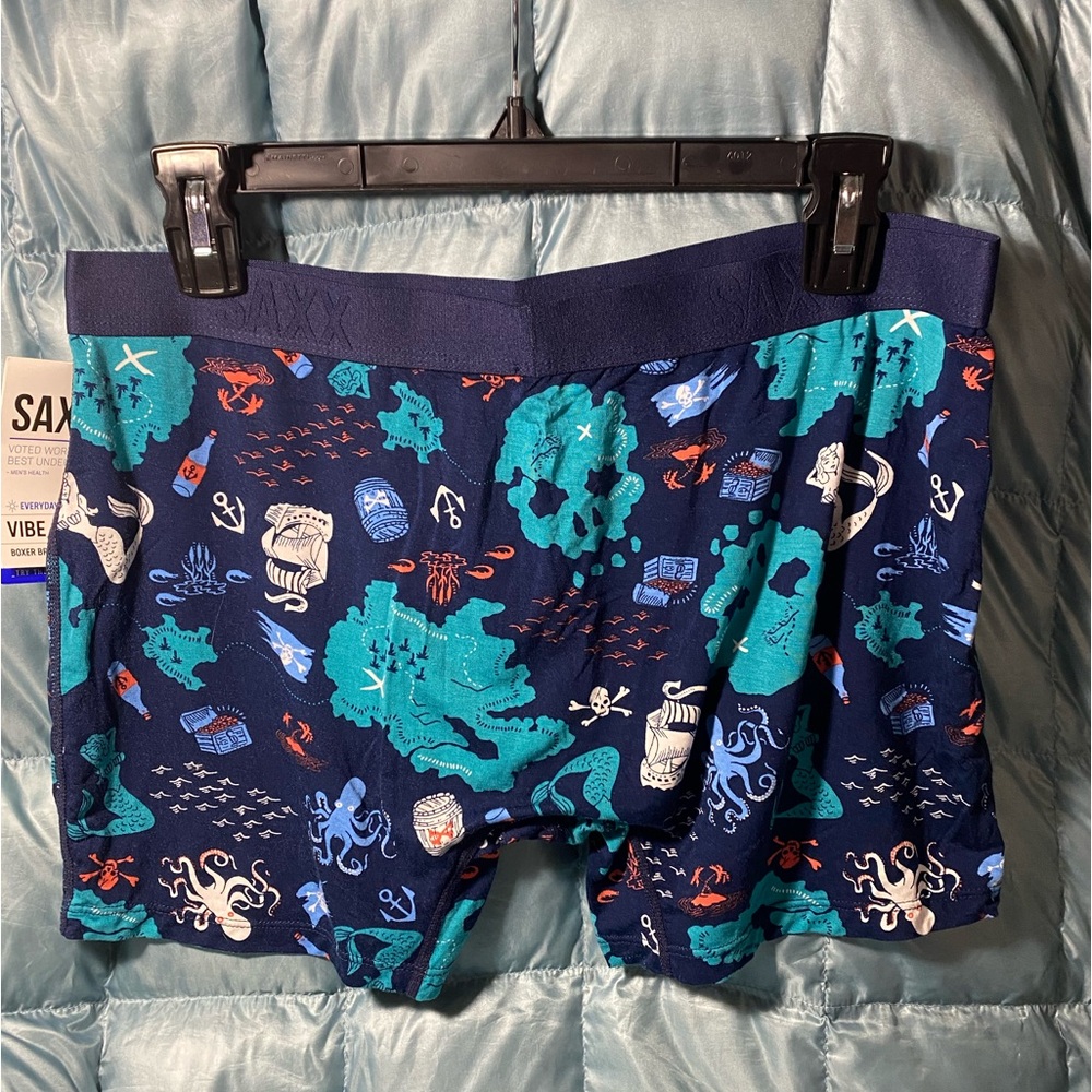 NWT Mens Saxx Vibe Boxer Briefs Sz XL. Retail $32. - Picture 4 of 4